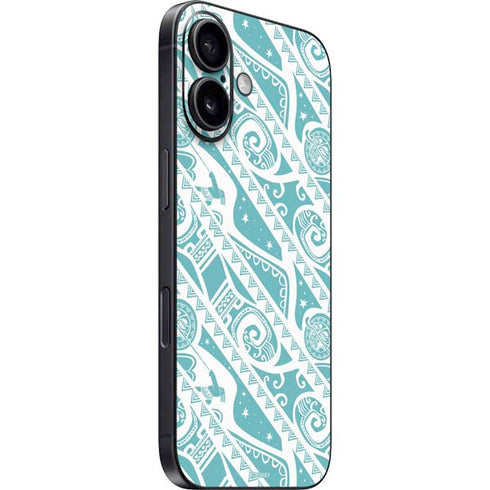 Disney Princess Moana Pattern iPhone 16 Plus Skin